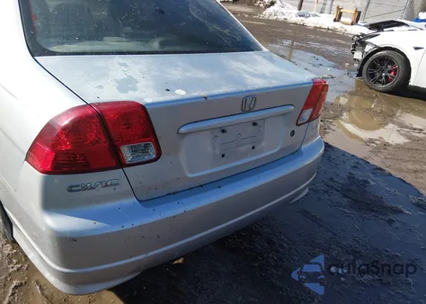 2004 Honda Civic Ex z USA, uszkodzony, nr VIN 2HGES26734H537786